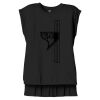 Women's Flowy Muscle Tee With Rolled Cuffs Thumbnail