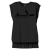 Women's Flowy Muscle Tee With Rolled Cuffs Thumbnail