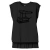 Women's Flowy Muscle Tee With Rolled Cuffs Thumbnail