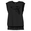 Women's Flowy Muscle Tee With Rolled Cuffs Thumbnail
