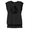 Women's Flowy Muscle Tee With Rolled Cuffs Thumbnail