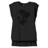 Women's Flowy Muscle Tee With Rolled Cuffs Thumbnail