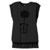 Women's Flowy Muscle Tee With Rolled Cuffs Thumbnail