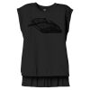Women's Flowy Muscle Tee With Rolled Cuffs Thumbnail