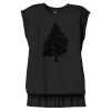 Women's Flowy Muscle Tee With Rolled Cuffs Thumbnail