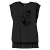 Women's Flowy Muscle Tee With Rolled Cuffs Thumbnail