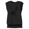 Women's Flowy Muscle Tee With Rolled Cuffs Thumbnail
