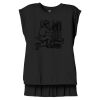 Women's Flowy Muscle Tee With Rolled Cuffs Thumbnail