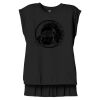 Women's Flowy Muscle Tee With Rolled Cuffs Thumbnail