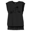 Women's Flowy Muscle Tee With Rolled Cuffs Thumbnail
