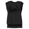 Women's Flowy Muscle Tee With Rolled Cuffs Thumbnail