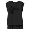 Women's Flowy Muscle Tee With Rolled Cuffs Thumbnail