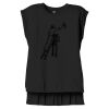 Women's Flowy Muscle Tee With Rolled Cuffs Thumbnail