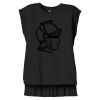 Women's Flowy Muscle Tee With Rolled Cuffs Thumbnail