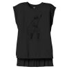 Women's Flowy Muscle Tee With Rolled Cuffs Thumbnail