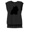 Women's Flowy Muscle Tee With Rolled Cuffs Thumbnail