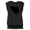 Women's Flowy Muscle Tee With Rolled Cuffs Thumbnail
