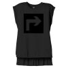 Women's Flowy Muscle Tee With Rolled Cuffs Thumbnail
