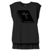 Women's Flowy Muscle Tee With Rolled Cuffs Thumbnail