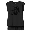 Women's Flowy Muscle Tee With Rolled Cuffs Thumbnail