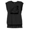 Women's Flowy Muscle Tee With Rolled Cuffs Thumbnail