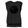 Women's Flowy Muscle Tee With Rolled Cuffs Thumbnail