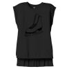 Women's Flowy Muscle Tee With Rolled Cuffs Thumbnail