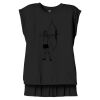 Women's Flowy Muscle Tee With Rolled Cuffs Thumbnail