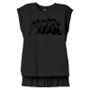 Women's Flowy Muscle Tee With Rolled Cuffs Thumbnail