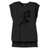 Women's Flowy Muscle Tee With Rolled Cuffs Thumbnail