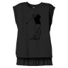 Women's Flowy Muscle Tee With Rolled Cuffs Thumbnail