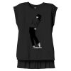 Women's Flowy Muscle Tee With Rolled Cuffs Thumbnail
