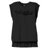Women's Flowy Muscle Tee With Rolled Cuffs Thumbnail