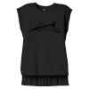Women's Flowy Muscle Tee With Rolled Cuffs Thumbnail