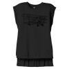 Women's Flowy Muscle Tee With Rolled Cuffs Thumbnail