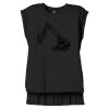 Women's Flowy Muscle Tee With Rolled Cuffs Thumbnail