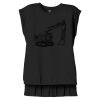 Women's Flowy Muscle Tee With Rolled Cuffs Thumbnail