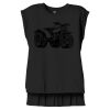 Women's Flowy Muscle Tee With Rolled Cuffs Thumbnail