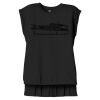 Women's Flowy Muscle Tee With Rolled Cuffs Thumbnail