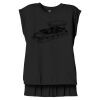 Women's Flowy Muscle Tee With Rolled Cuffs Thumbnail