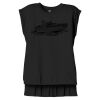 Women's Flowy Muscle Tee With Rolled Cuffs Thumbnail