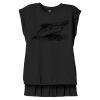 Women's Flowy Muscle Tee With Rolled Cuffs Thumbnail