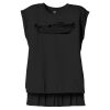 Women's Flowy Muscle Tee With Rolled Cuffs Thumbnail