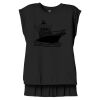 Women's Flowy Muscle Tee With Rolled Cuffs Thumbnail