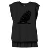 Women's Flowy Muscle Tee With Rolled Cuffs Thumbnail