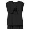 Women's Flowy Muscle Tee With Rolled Cuffs Thumbnail
