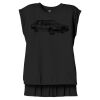 Women's Flowy Muscle Tee With Rolled Cuffs Thumbnail