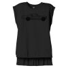 Women's Flowy Muscle Tee With Rolled Cuffs Thumbnail