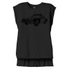 Women's Flowy Muscle Tee With Rolled Cuffs Thumbnail