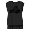 Women's Flowy Muscle Tee With Rolled Cuffs Thumbnail